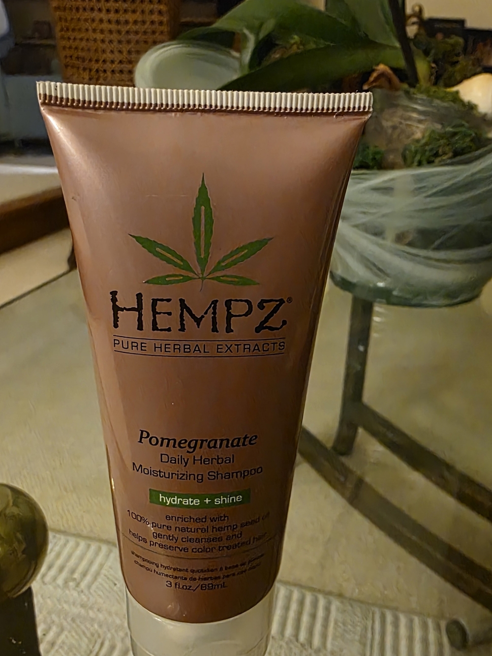 Hempz Pomegranate Daily Herbal Moisturizing Shampoo - Travel Size